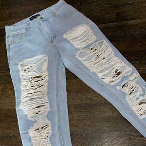 Pretty Little Thing ripped jeans